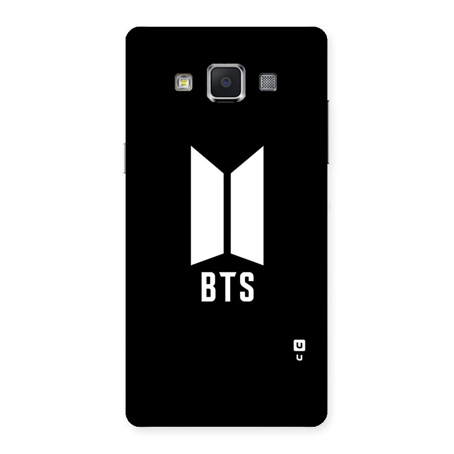 BTS Logo Black Back Case for Samsung Galaxy A5