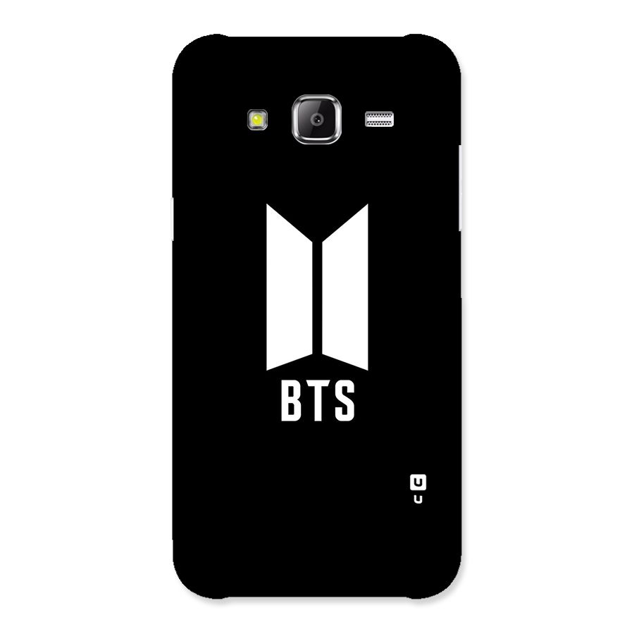 BTS Logo Black Back Case for Samsung Galaxy J2 Prime