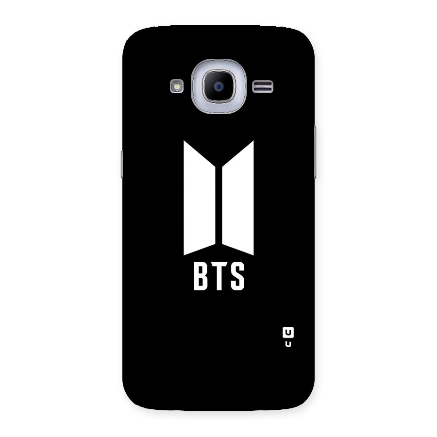 BTS Logo Black Back Case for Samsung Galaxy J2 Pro