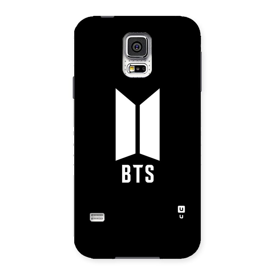 BTS Logo Black Back Case for Samsung Galaxy S5