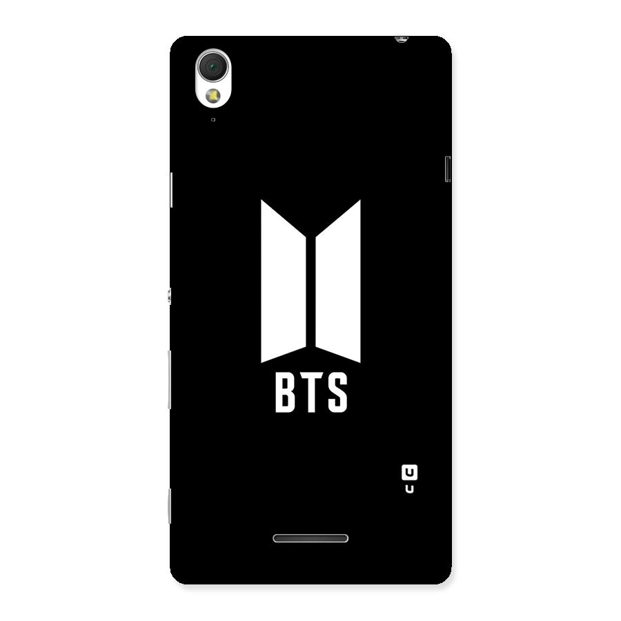 BTS Logo Black Back Case for Sony Xperia T3
