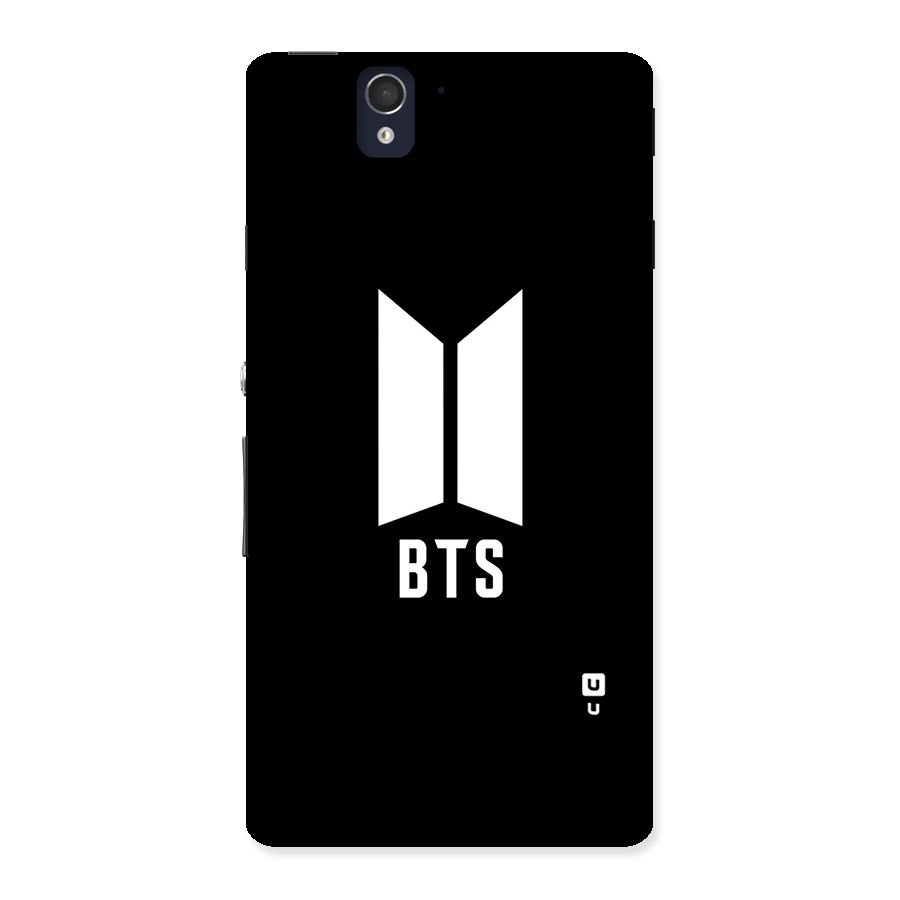 BTS Logo Black Back Case for Sony Xperia Z