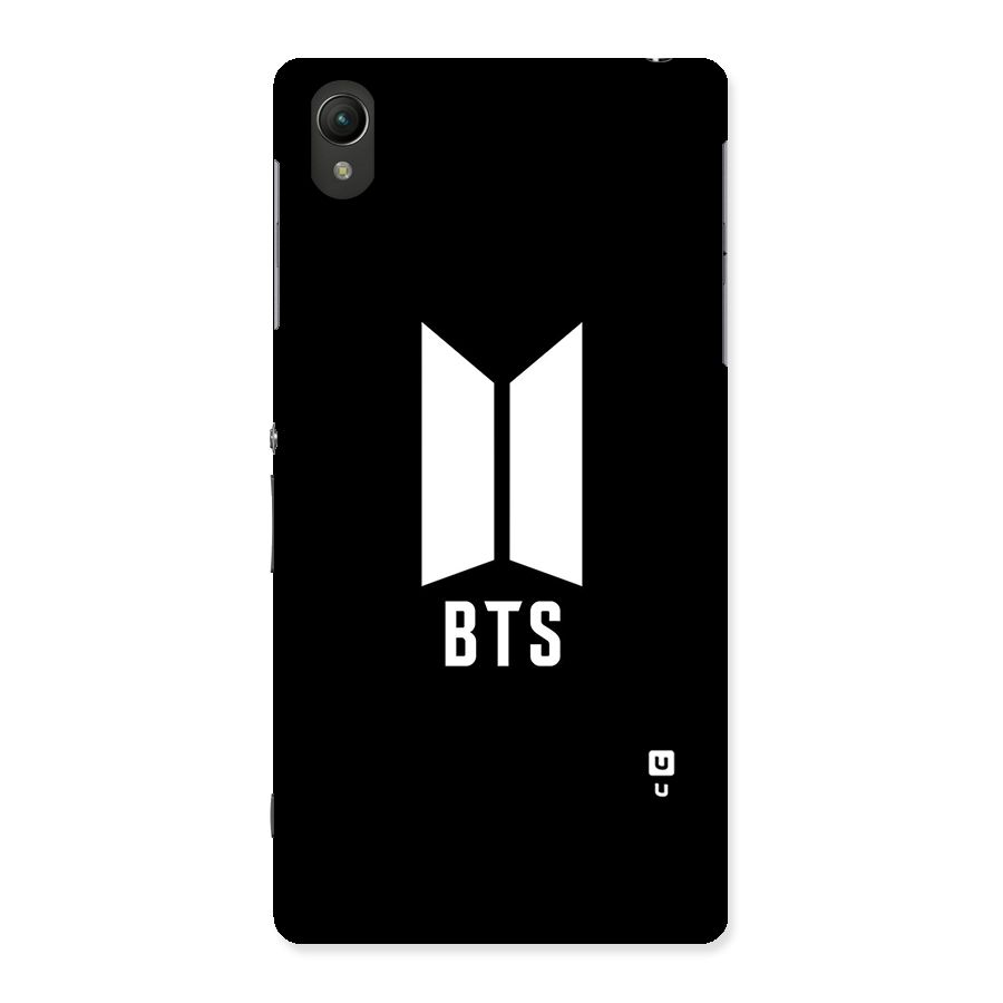 BTS Logo Black Back Case for Sony Xperia Z2