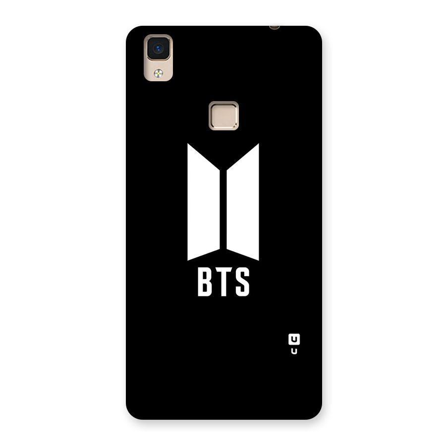 BTS Logo Black Back Case for V3 Max