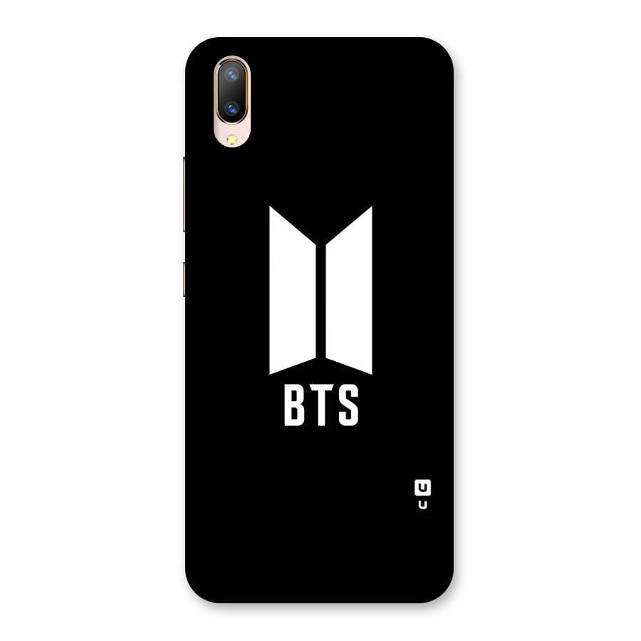 BTS Logo Black Back Case for Vivo V11 Pro