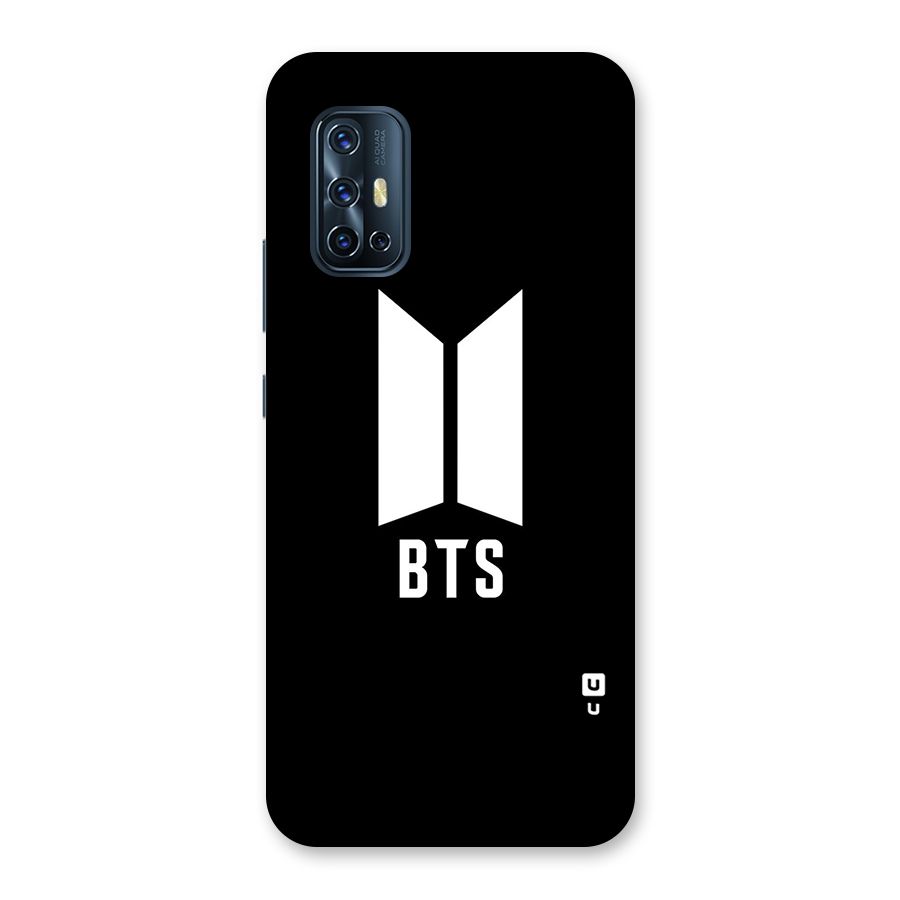 BTS Logo Black Back Case for Vivo V17