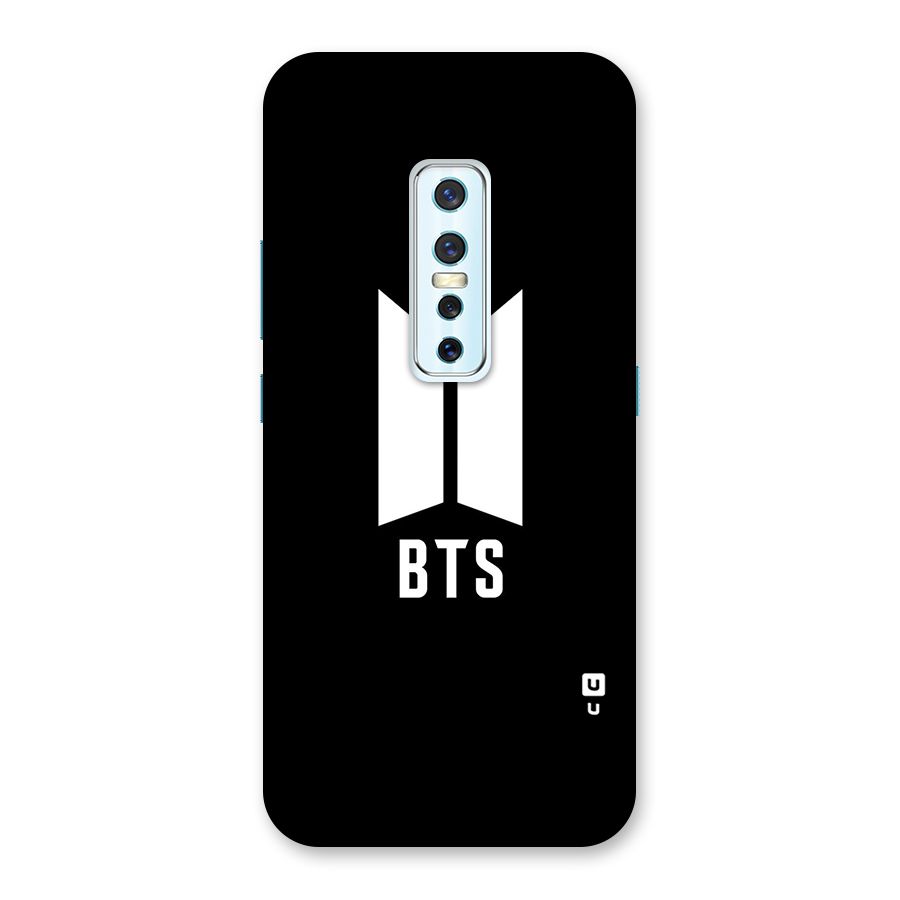 BTS Logo Black Back Case for Vivo V17 Pro