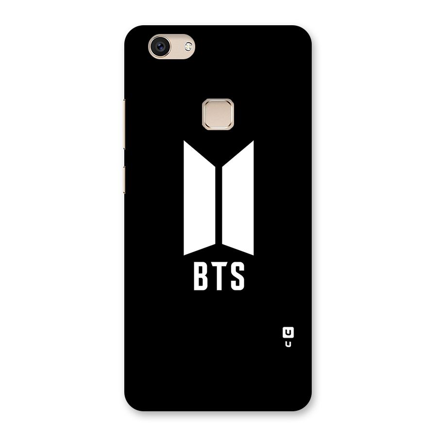 BTS Logo Black Back Case for Vivo V7