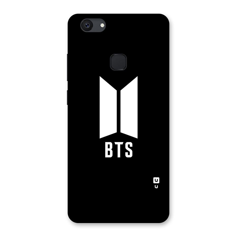 BTS Logo Black Back Case for Vivo V7 Plus