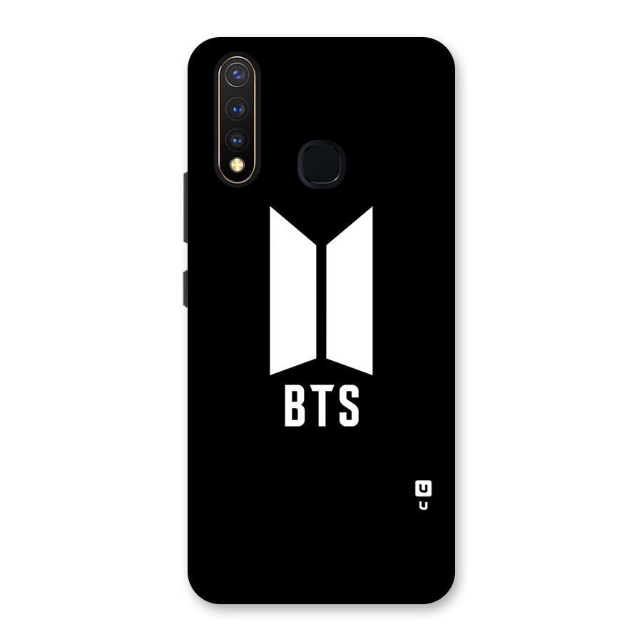 BTS Logo Black Back Case for Vivo Y19