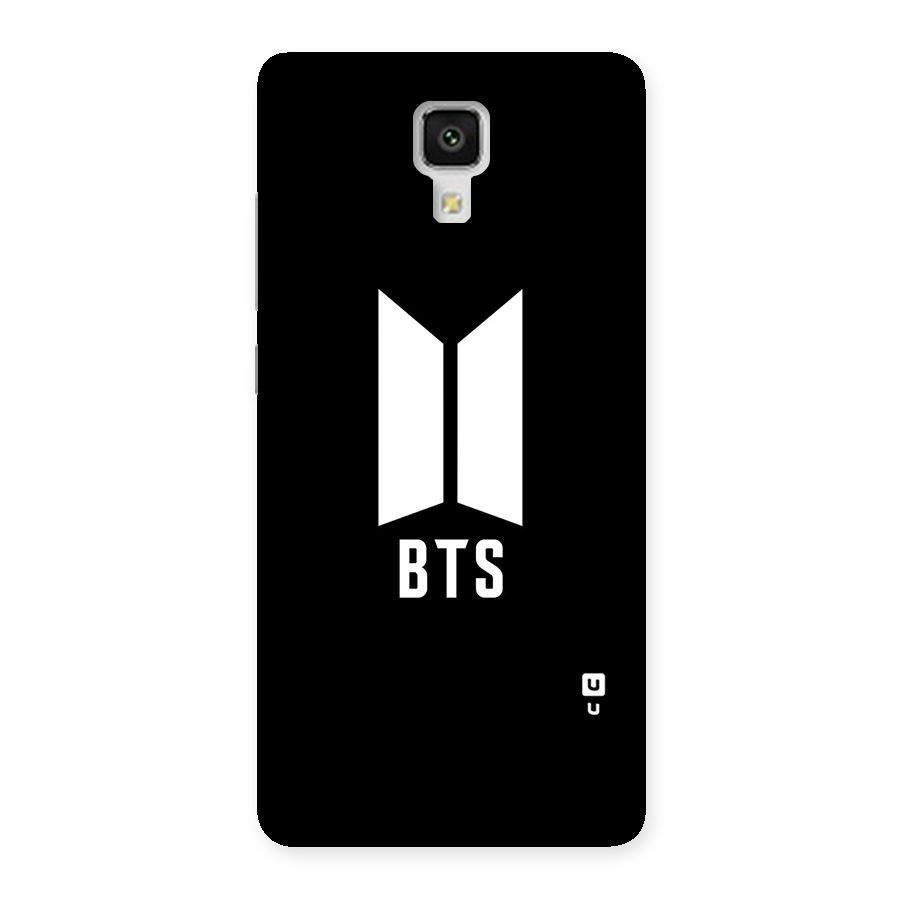 BTS Logo Black Back Case for Xiaomi Mi 4