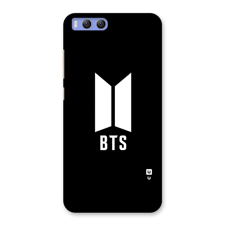BTS Logo Black Back Case for Xiaomi Mi 6
