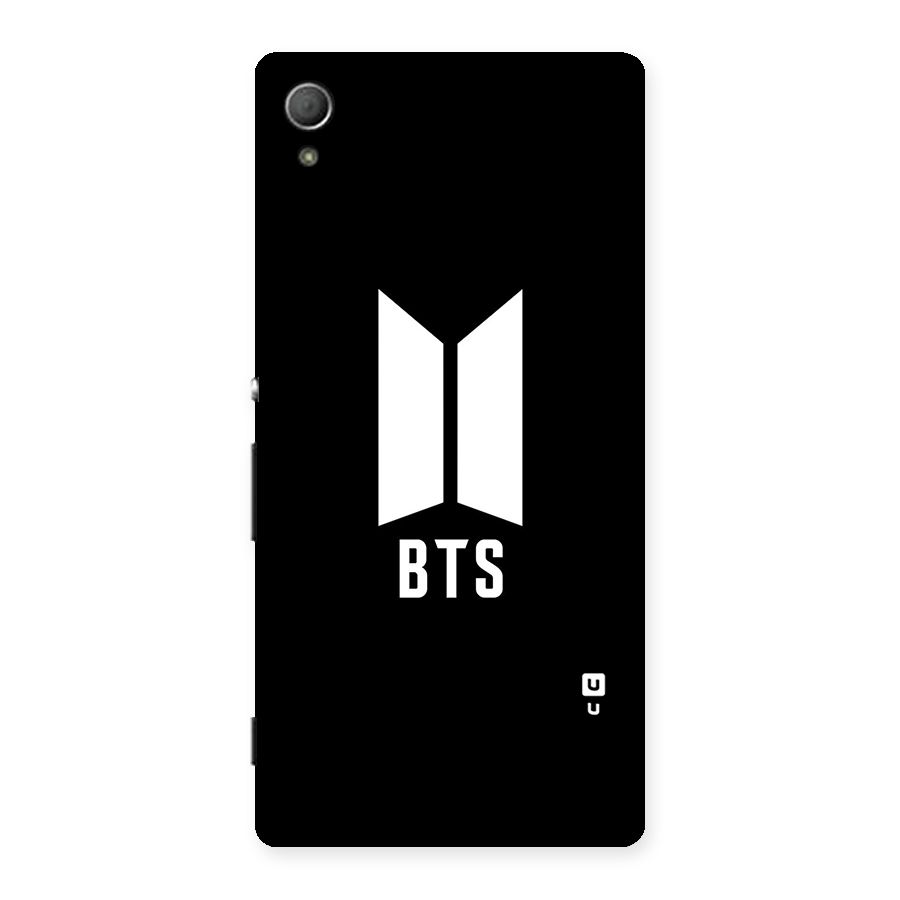 BTS Logo Black Back Case for Xperia Z4