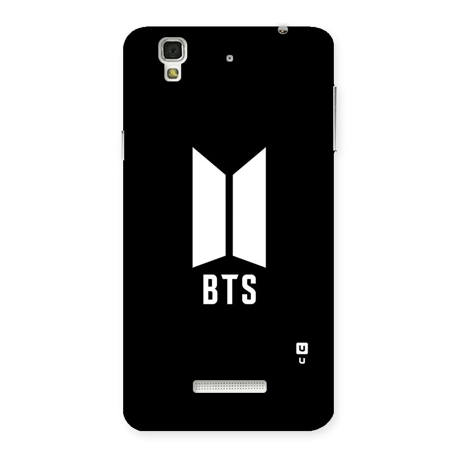 BTS Logo Black Back Case for YU Yureka Plus