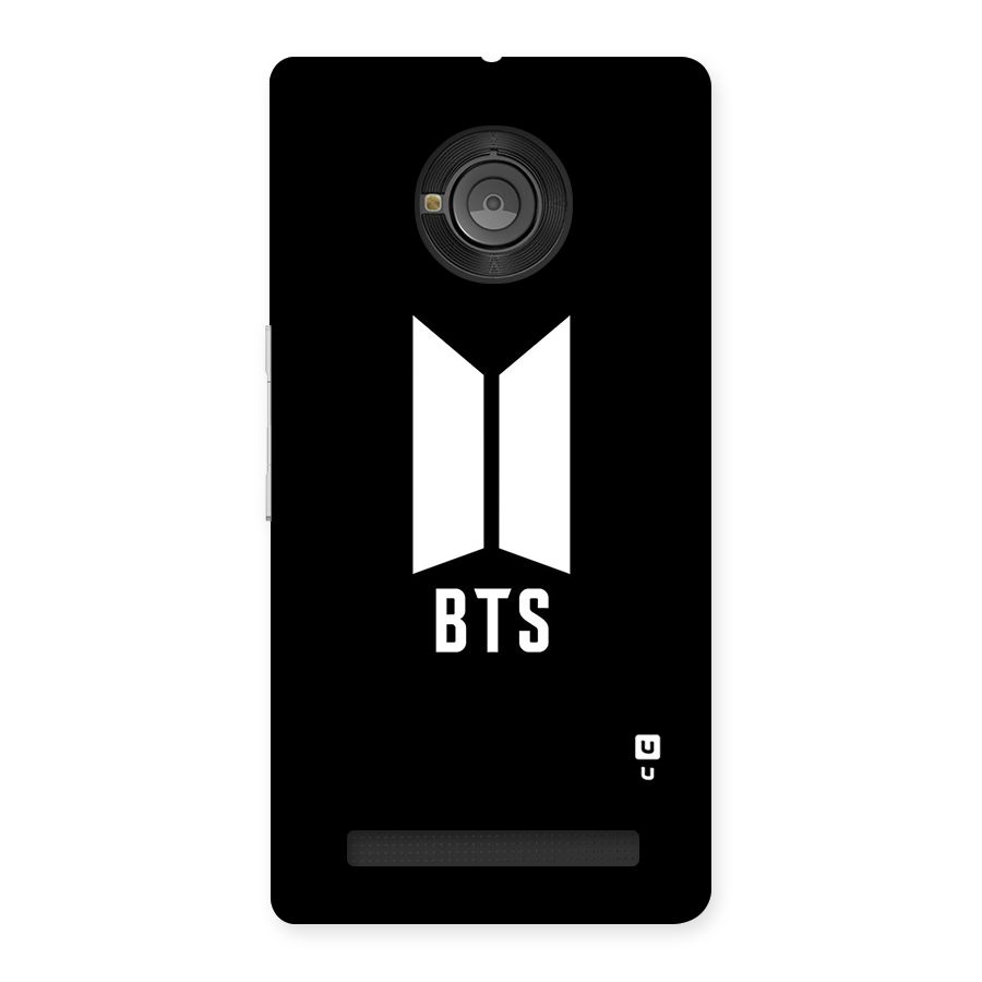 BTS Logo Black Back Case for Yu Yunique