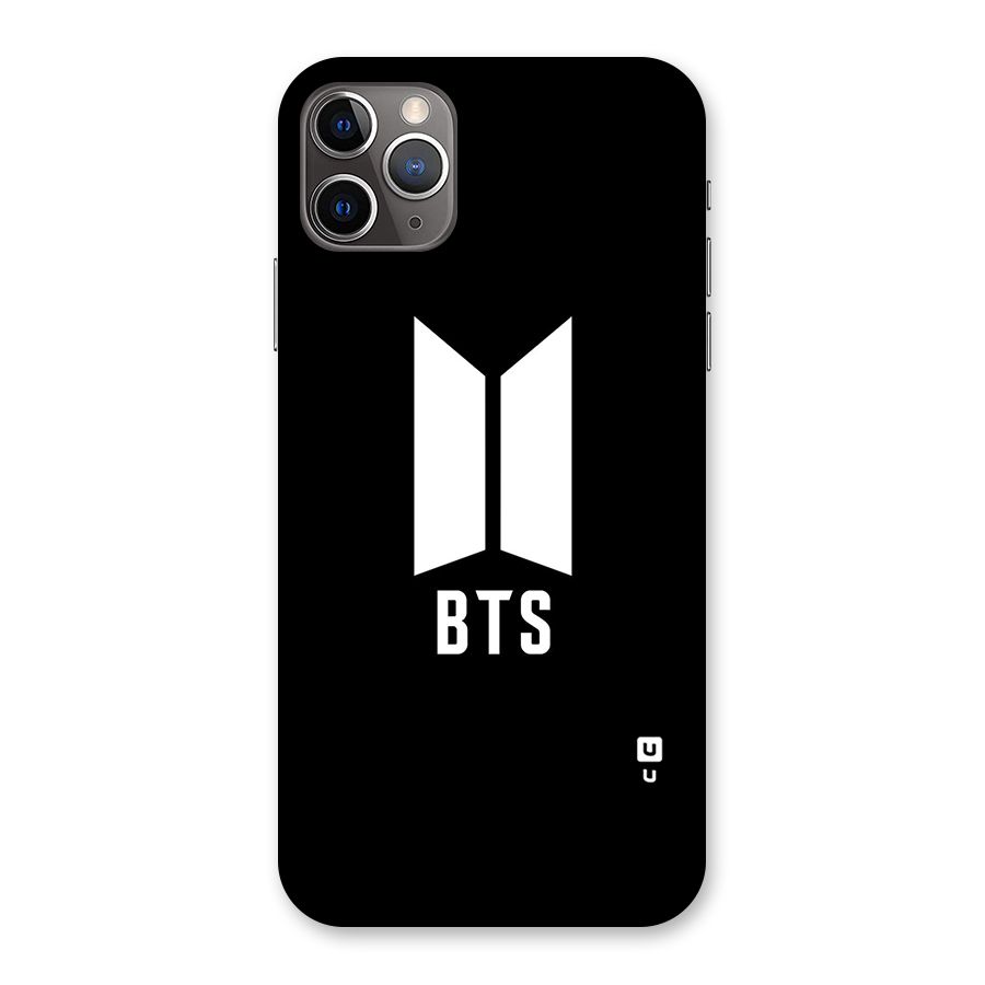 BTS Logo Black Back Case for iPhone 11 Pro Max