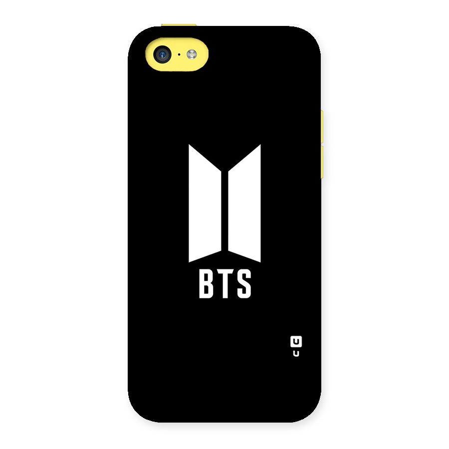 BTS Logo Black Back Case for iPhone 5C