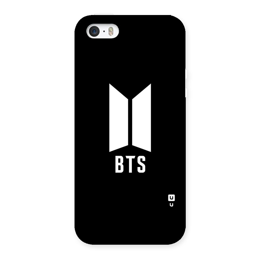 BTS Logo Black Back Case for iPhone 5 5S
