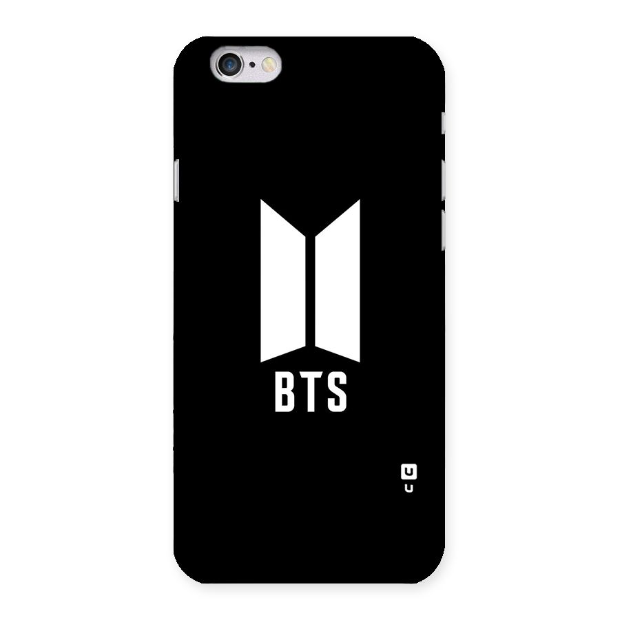 BTS Logo Black Back Case for iPhone 6 6S