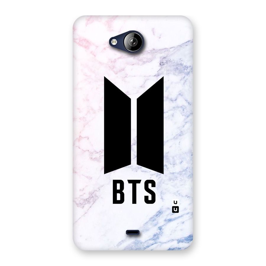 BTS Logo Marble Print Back Case for Canvas Play Q355