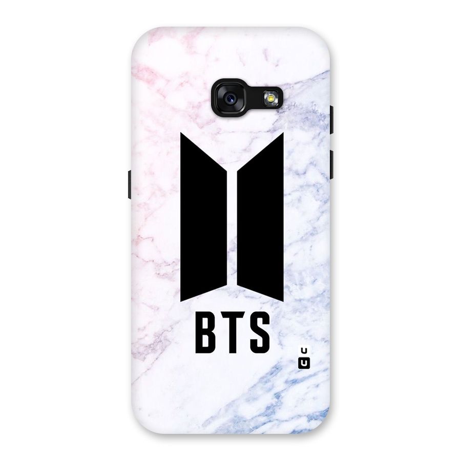 BTS Logo Marble Print Back Case for Galaxy A3 (2017)