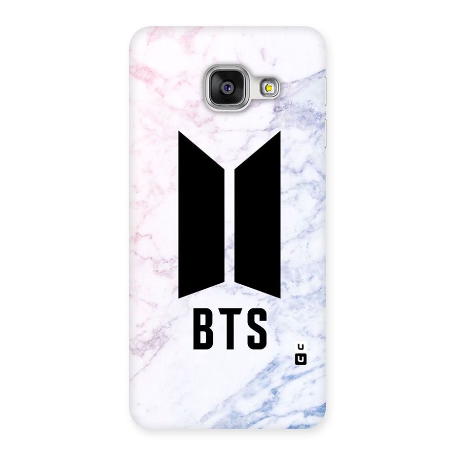 BTS Logo Marble Print Back Case for Galaxy A3 2016