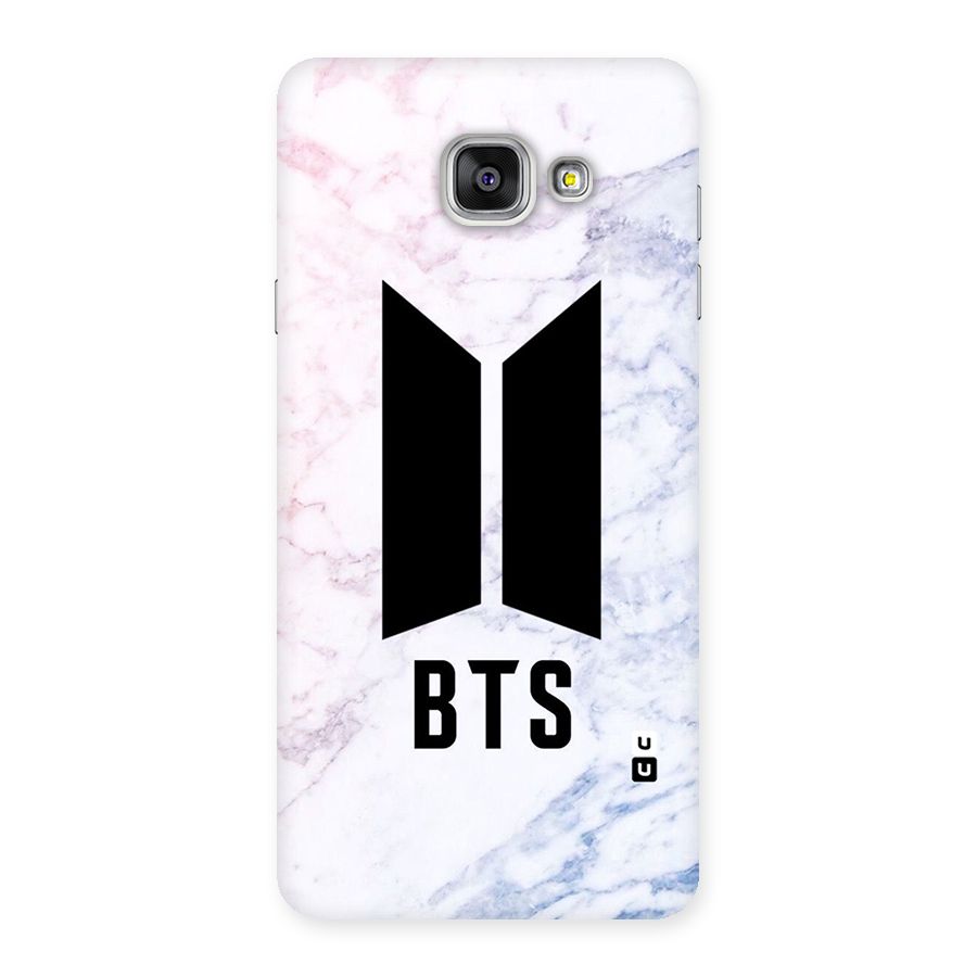 BTS Logo Marble Print Back Case for Galaxy A7 2016