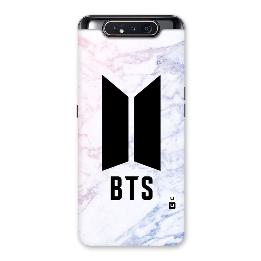 BTS Logo Marble Print Back Case for Galaxy A80