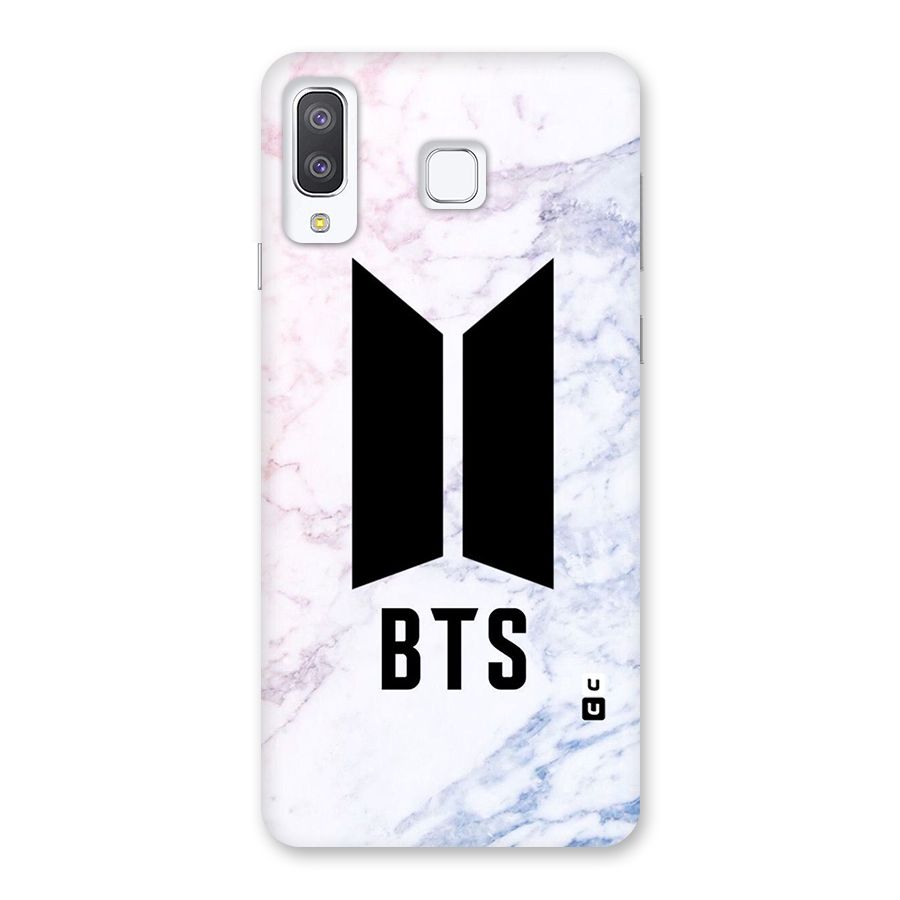 BTS Logo Marble Print Back Case for Galaxy A8 Star