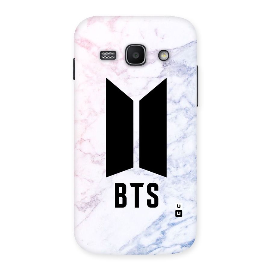 BTS Logo Marble Print Back Case for Galaxy Ace 3