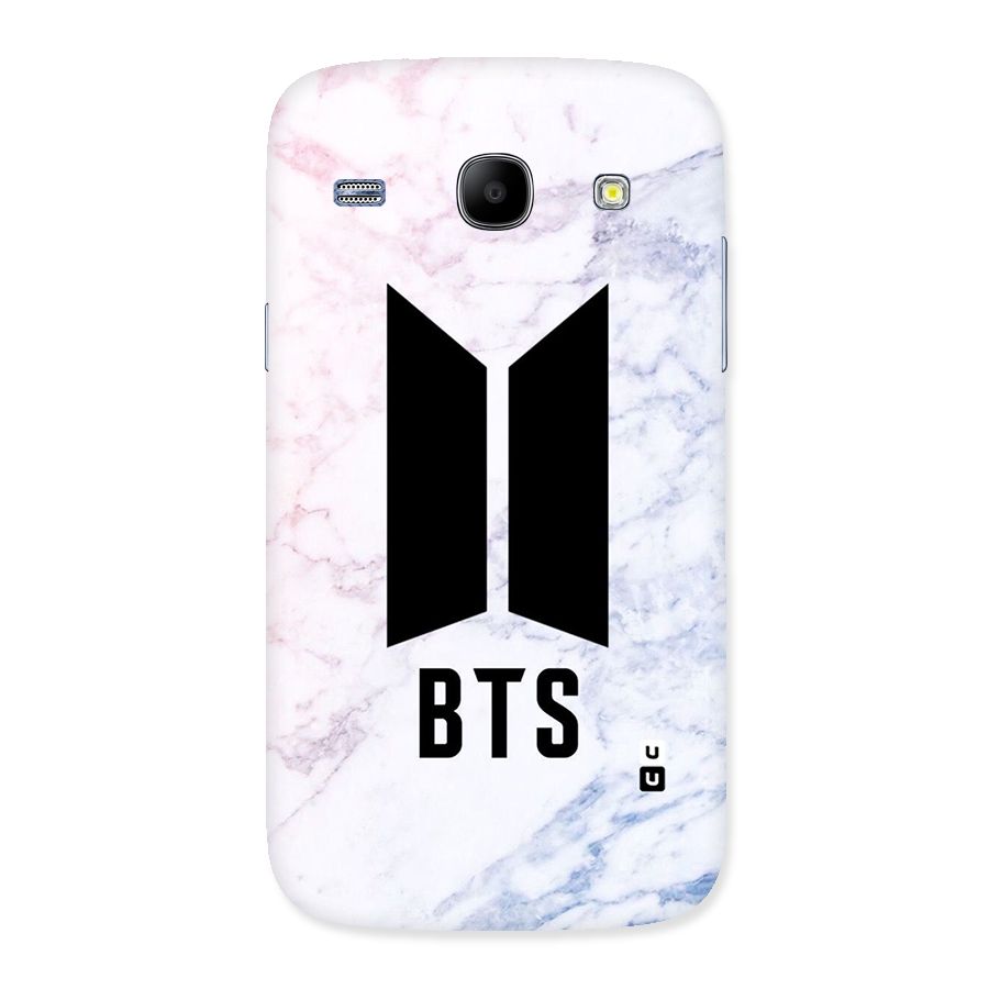 BTS Logo Marble Print Back Case for Galaxy Core