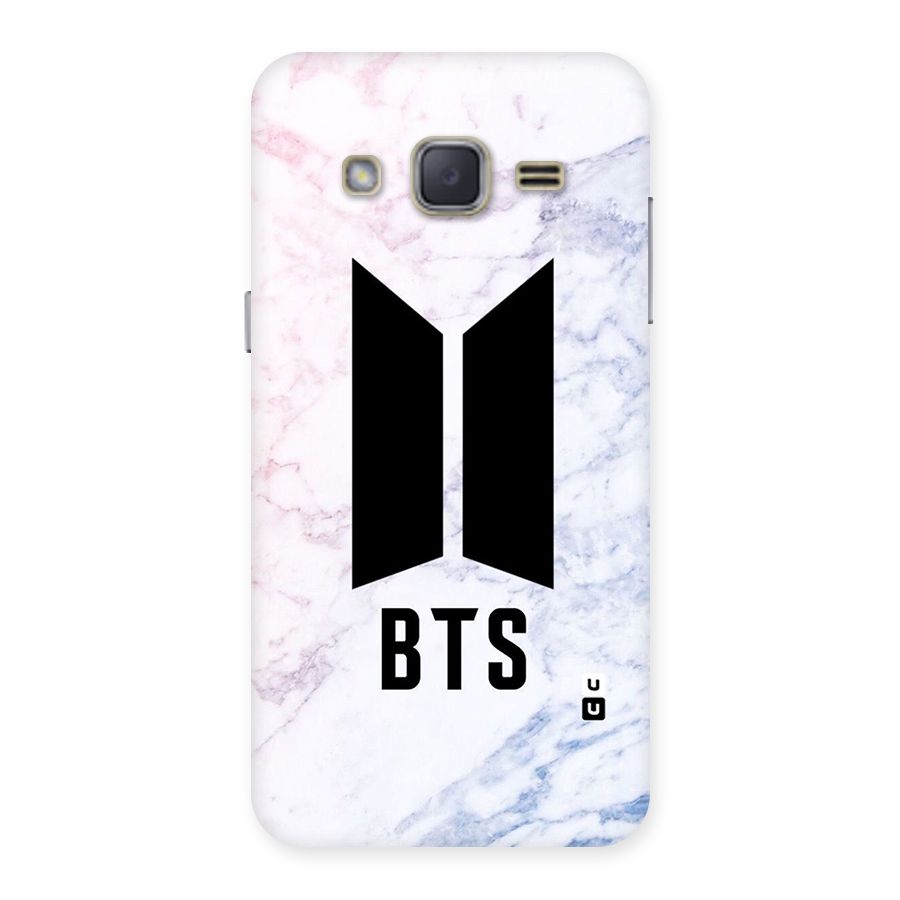 BTS Logo Marble Print Back Case for Galaxy J2