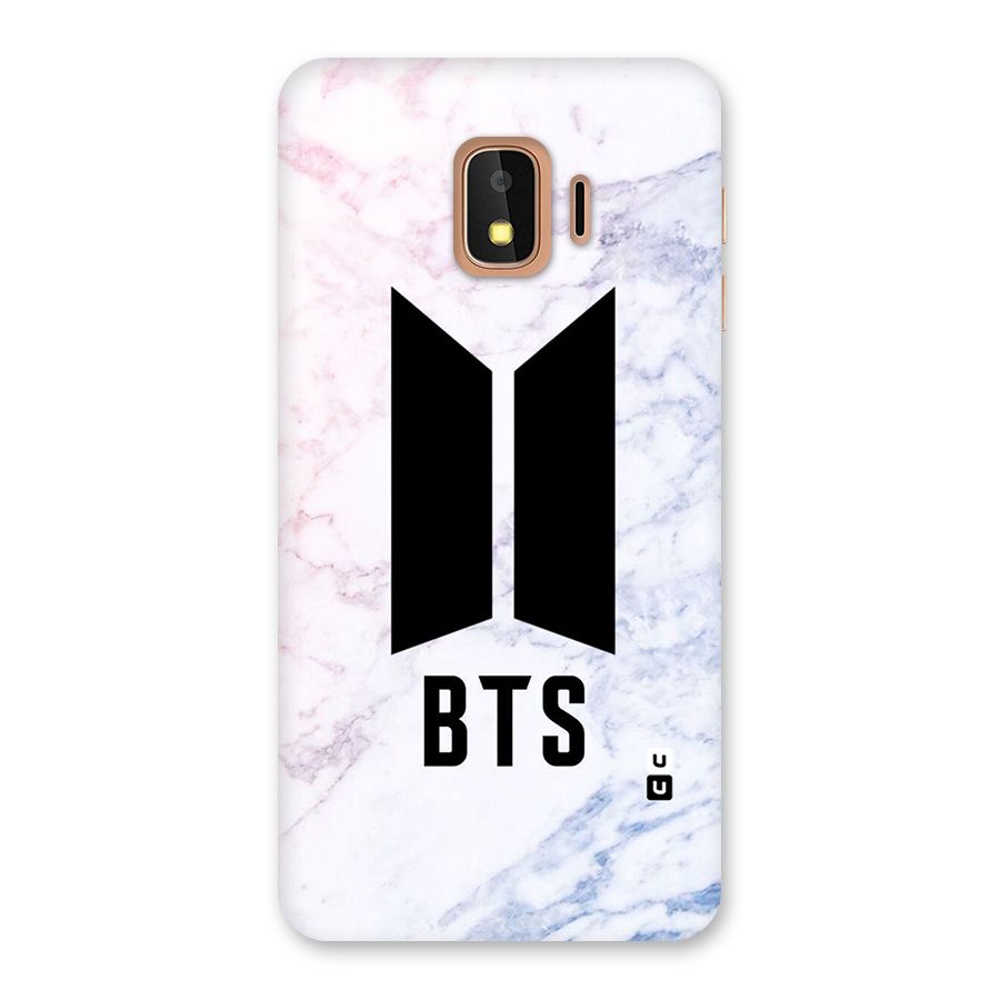 BTS Logo Marble Print Back Case for Galaxy J2 Core