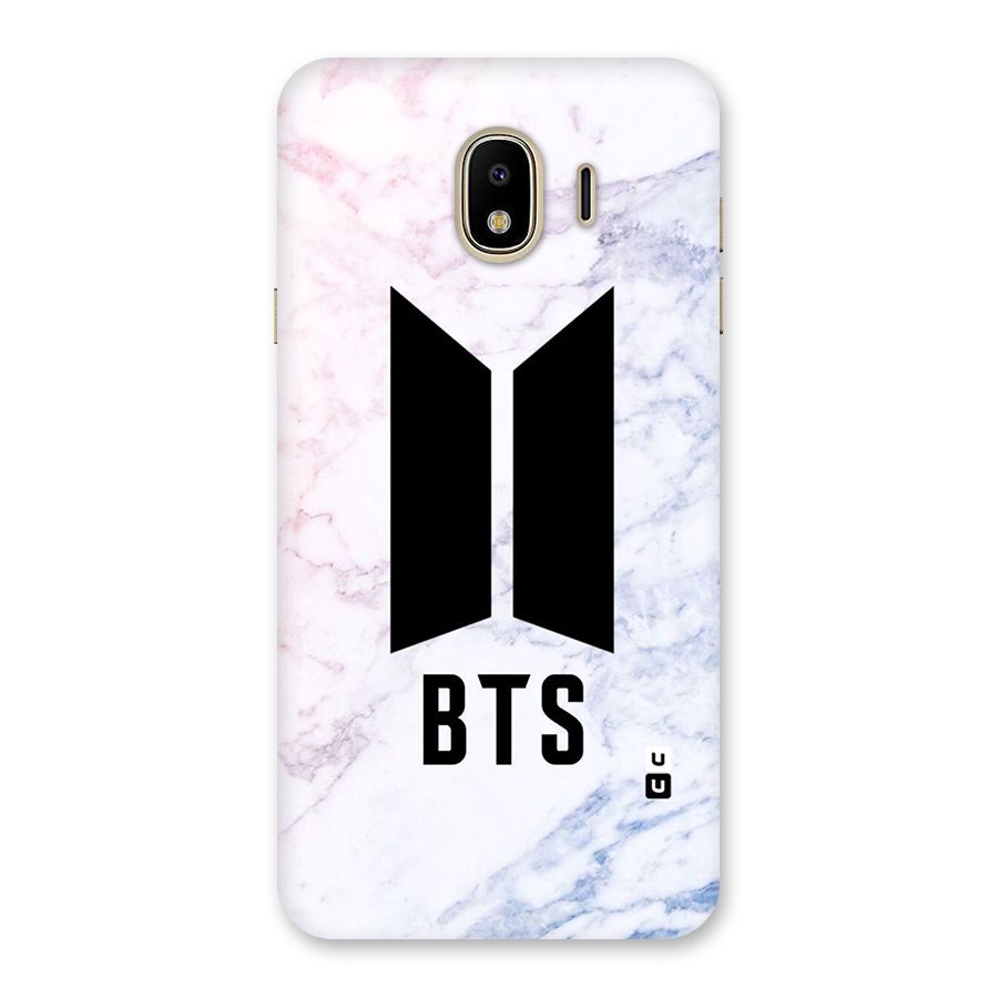 BTS Logo Marble Print Back Case for Galaxy J4