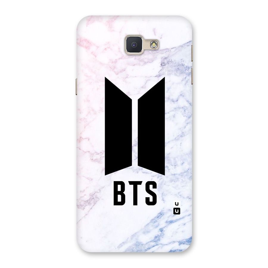 BTS Logo Marble Print Back Case for Galaxy J5 Prime
