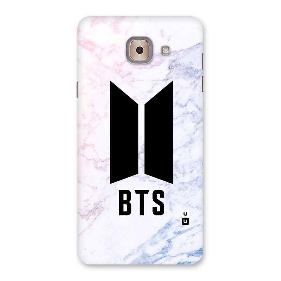 BTS Logo Marble Print Back Case for Galaxy J7 Max