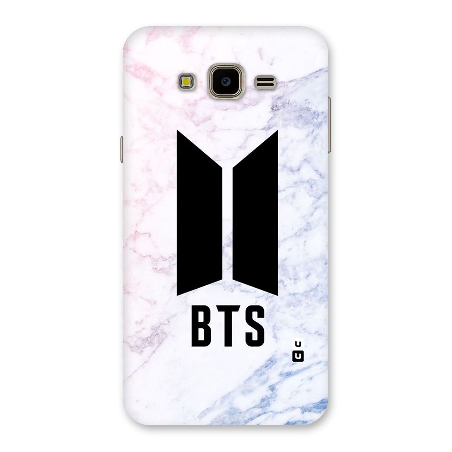 BTS Logo Marble Print Back Case for Galaxy J7 Nxt