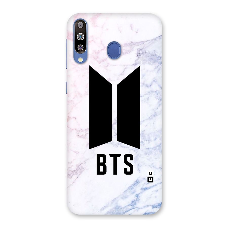 BTS Logo Marble Print Back Case for Galaxy M30