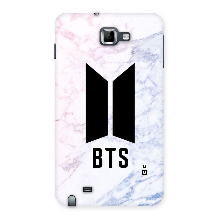 BTS Logo Marble Print Back Case for Galaxy Note