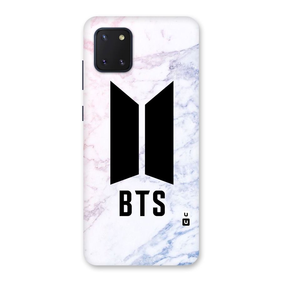 BTS Logo Marble Print Back Case for Galaxy Note 10 Lite