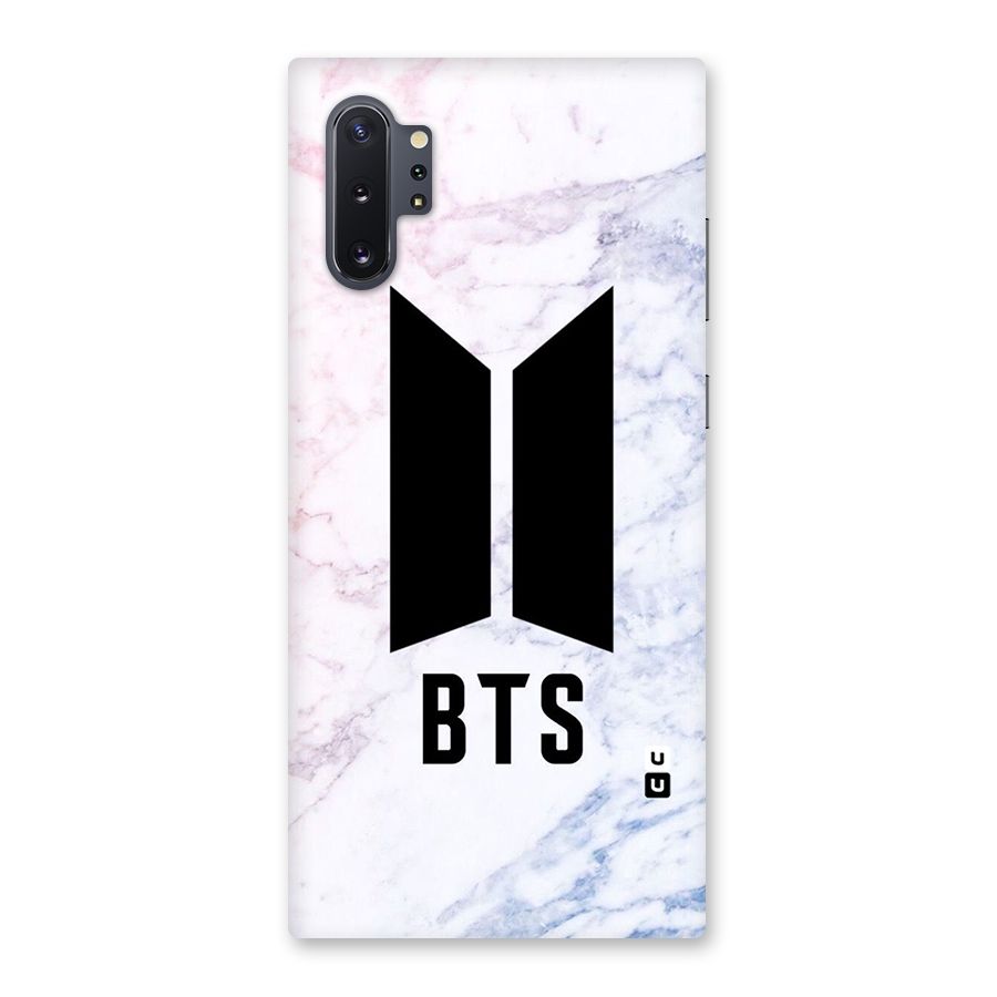 BTS Logo Marble Print Back Case for Galaxy Note 10 Plus