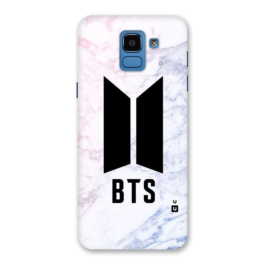 BTS Logo Marble Print Back Case for Galaxy On6