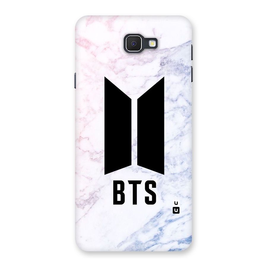BTS Logo Marble Print Back Case for Galaxy On7 2016