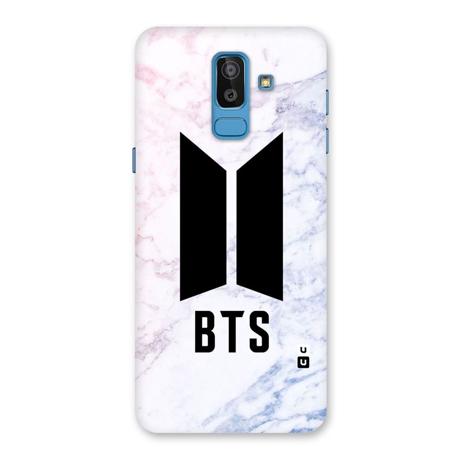 BTS Logo Marble Print Back Case for Galaxy On8 (2018)