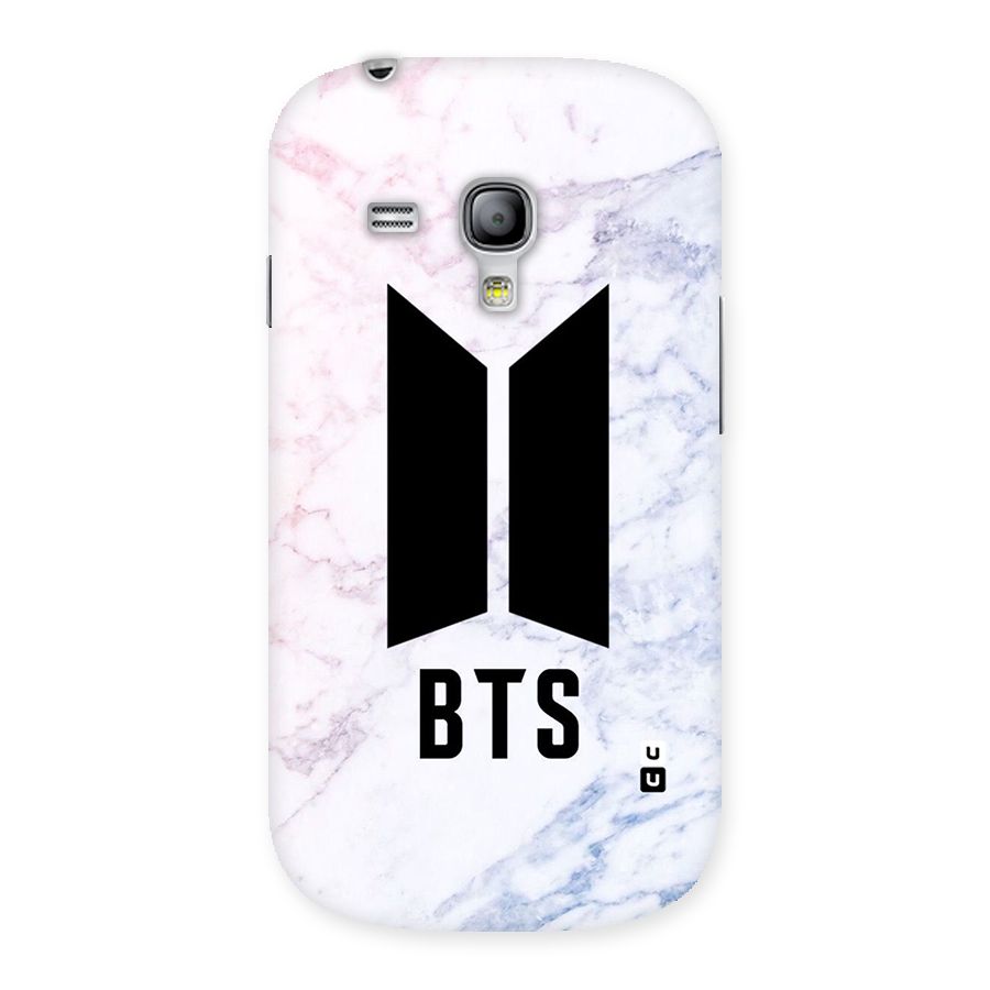 BTS Logo Marble Print Back Case for Galaxy S3 Mini