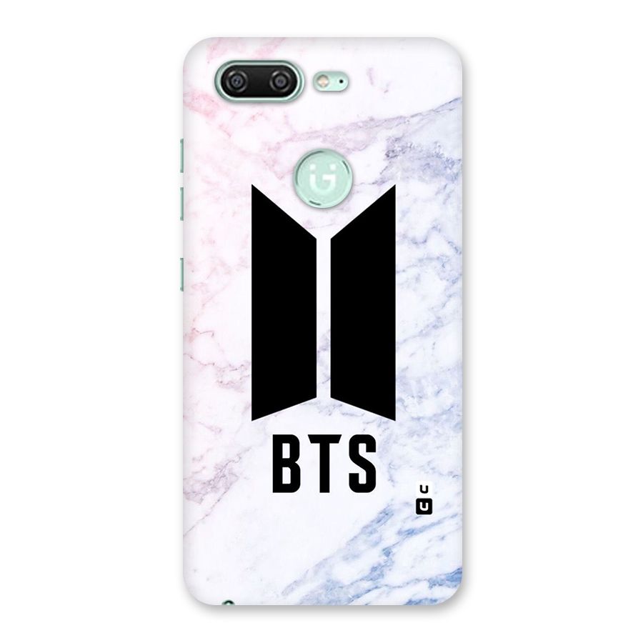 BTS Logo Marble Print Back Case for Gionee S10