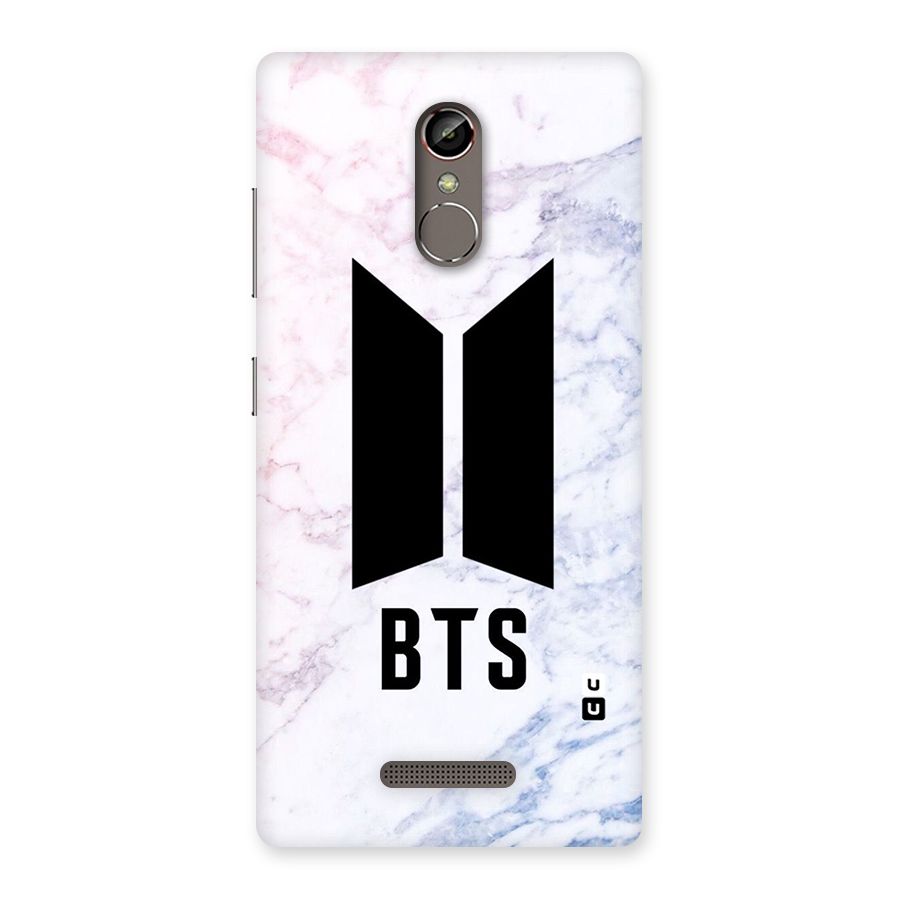 BTS Logo Marble Print Back Case for Gionee S6s