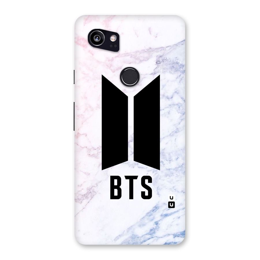 BTS Logo Marble Print Back Case for Google Pixel 2 XL