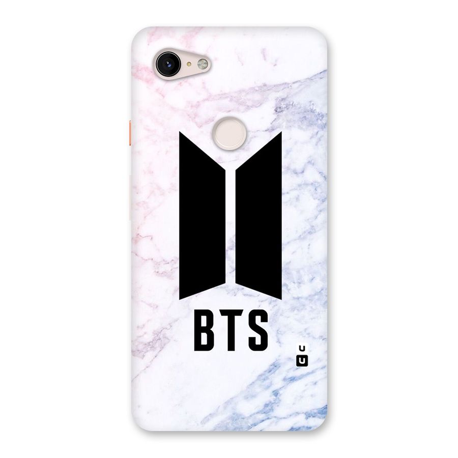 BTS Logo Marble Print Back Case for Google Pixel 3 XL