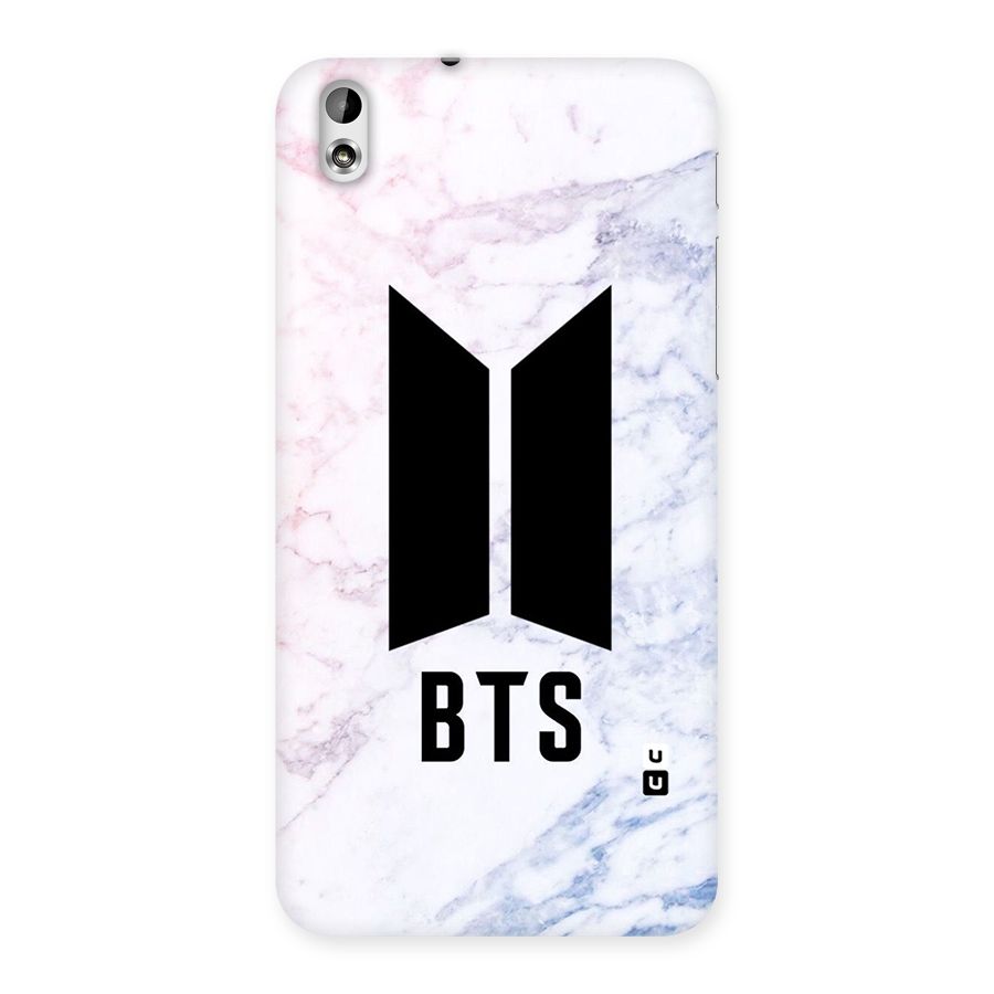 BTS Logo Marble Print Back Case for HTC Desire 816g